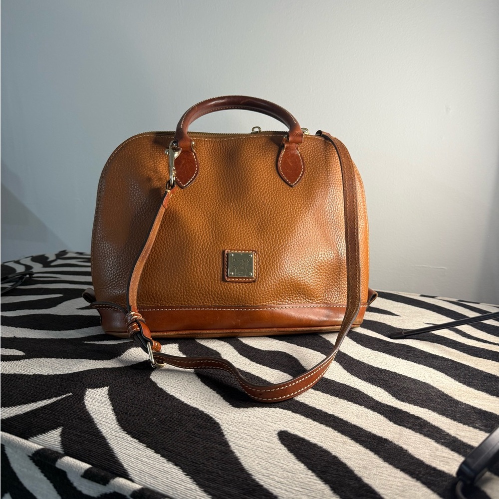 Dooney & Bourke Brown Leather Satchel
